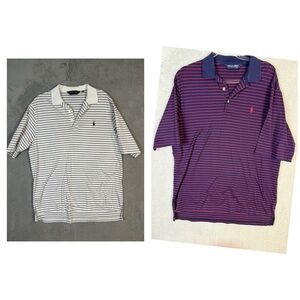 Polo golf lot of 2 polo shirts large